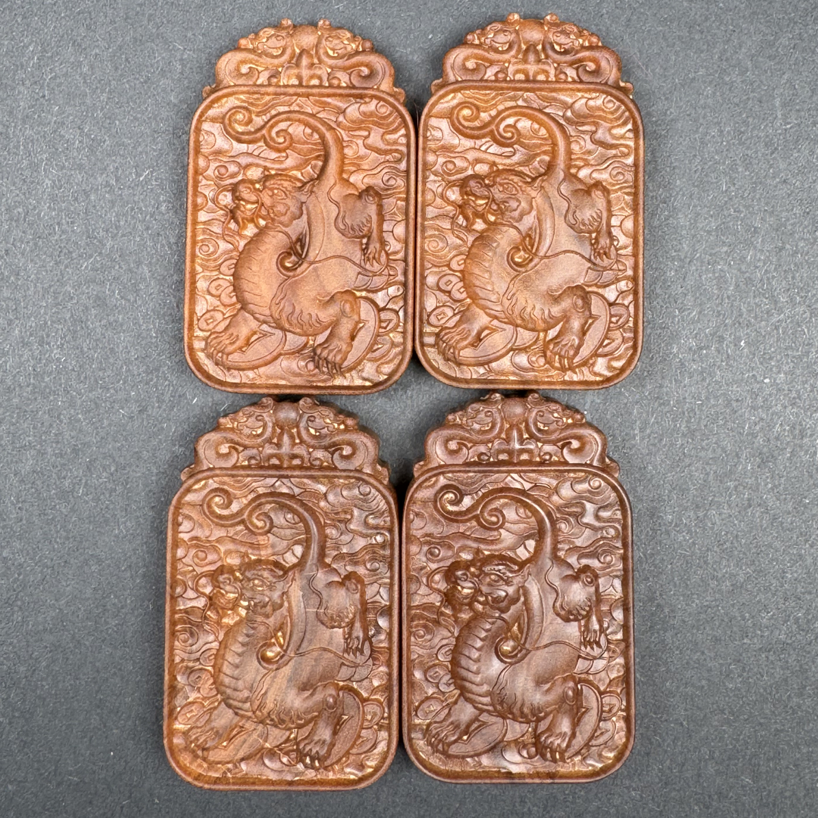 老山檀香老料横纹招Cai貔貅351