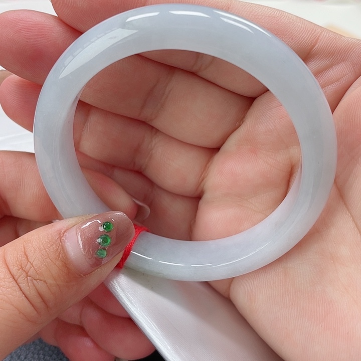 翡翠手镯未镶嵌缅甸翡翠手镯56圈