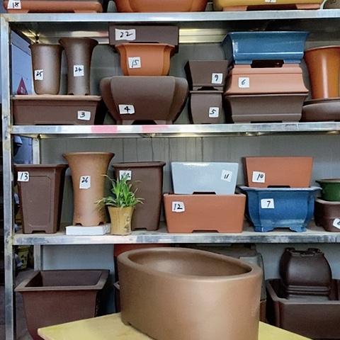 红陶宜兴紫砂花盆