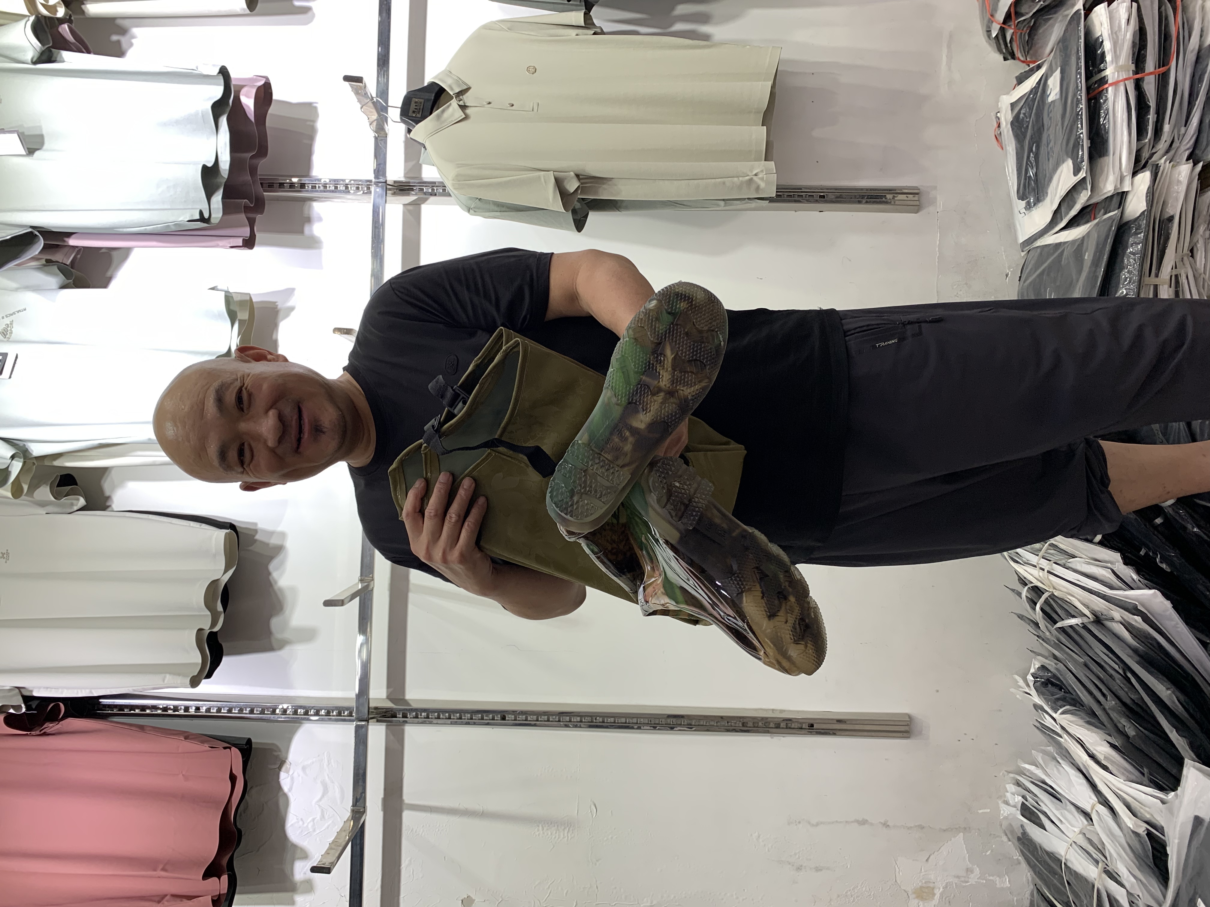 光头哥推荐防水耐刮耐磨PVC透明胶鞋裤腿衩下水裤