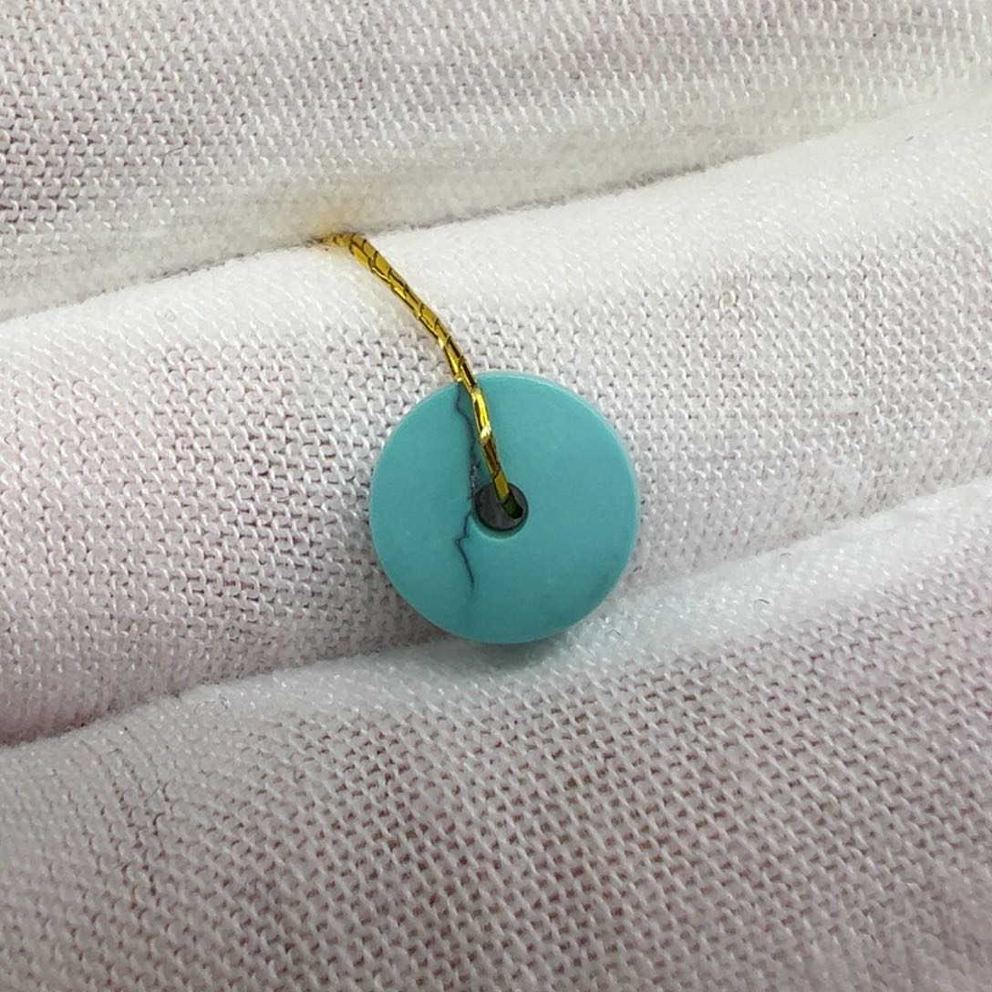 绿松石未镶嵌配饰13直径8.4