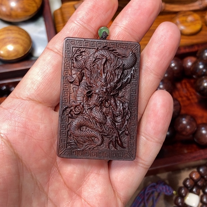 檀香紫檀（小叶紫檀）龙牌