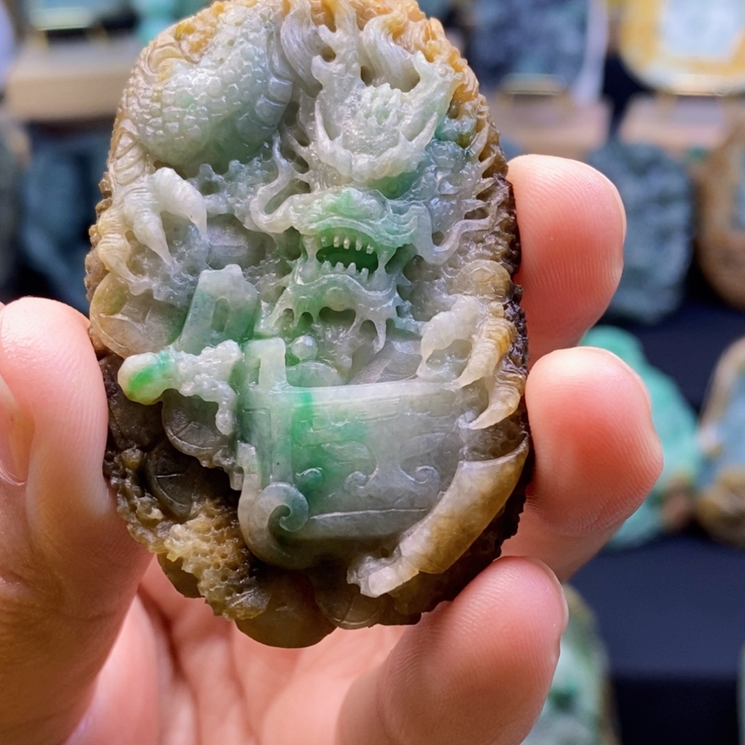 定制翡翠未镶嵌毛坯货定制加工