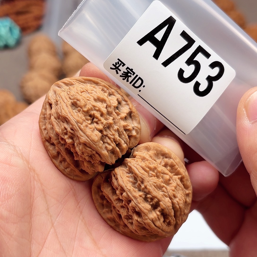 把件文玩核桃密纹753