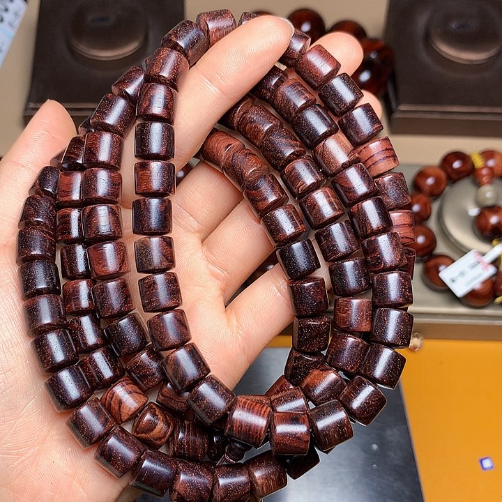 花梨木类手串/手链黄花梨风化料老挝花梨土埋料1.0