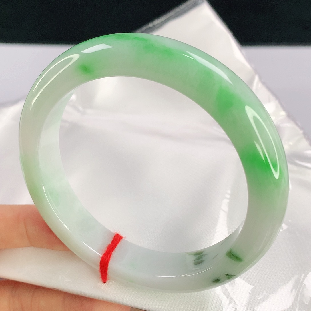 未镶嵌手镯翡翠62.7圈口