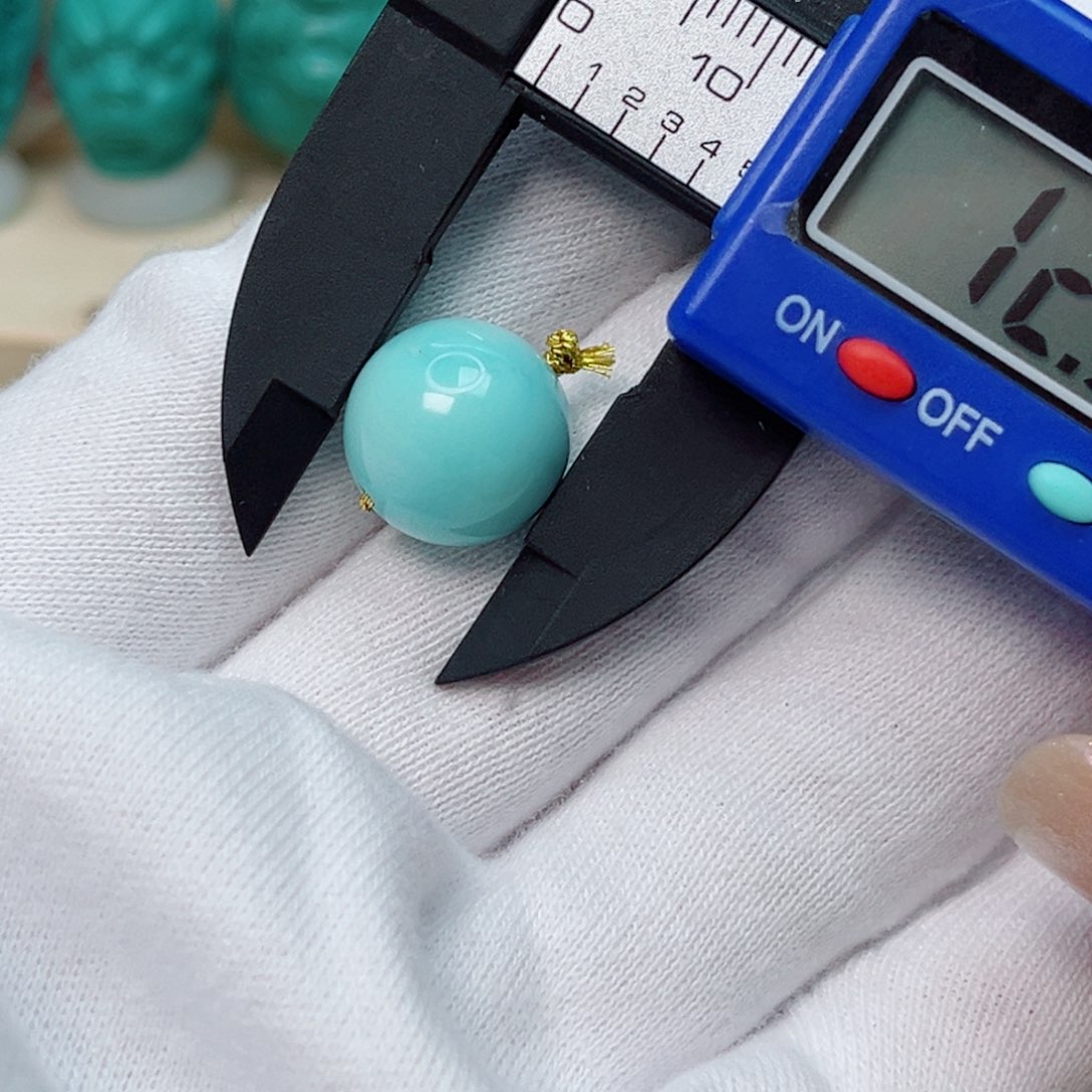 绿松石圆珠未镶嵌