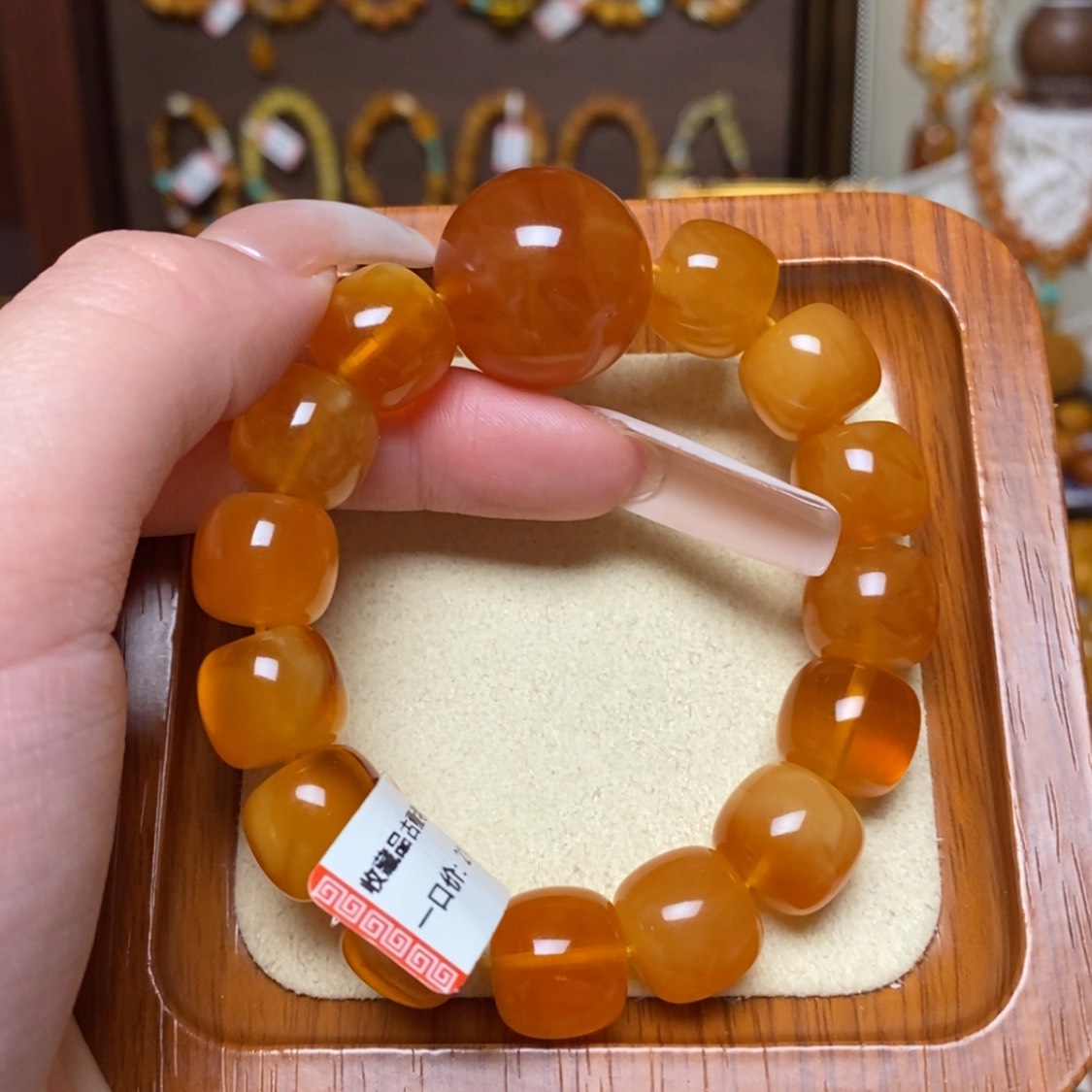 【闪购商品】手链蜜蜡未镶嵌手串