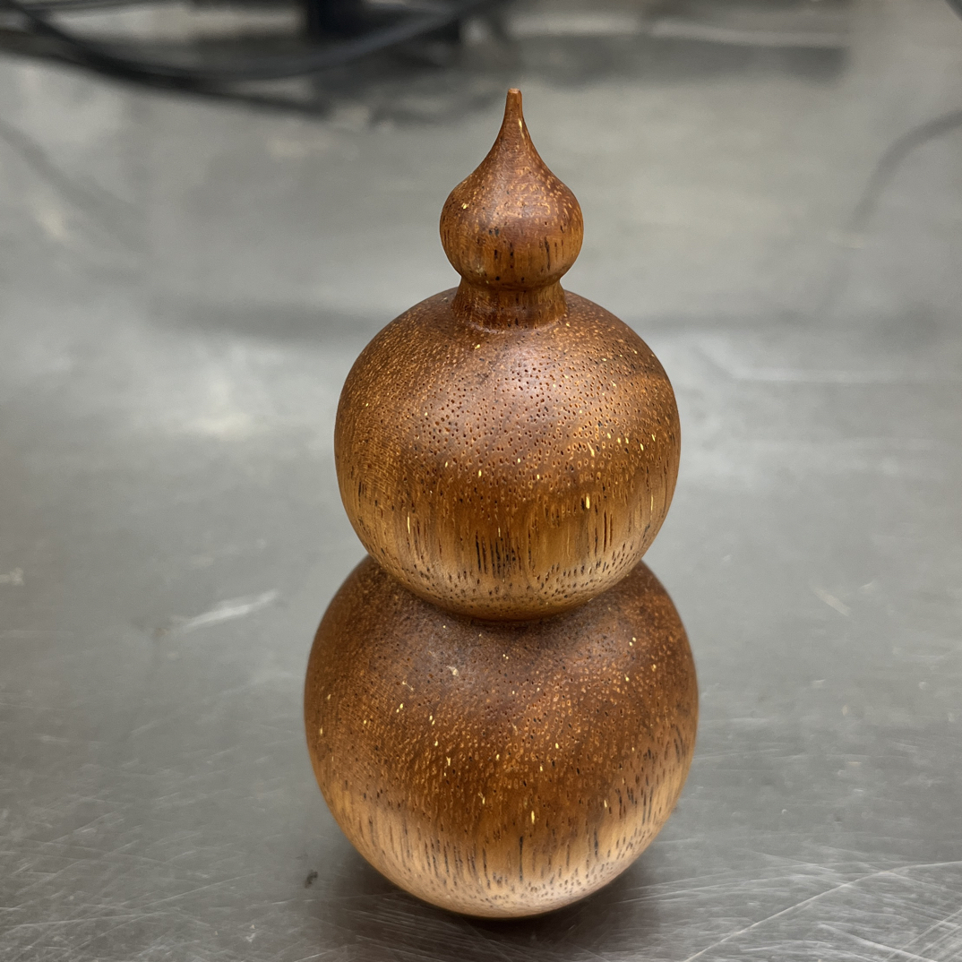 花梨木葫芦手把件天然原木文玩摆件004