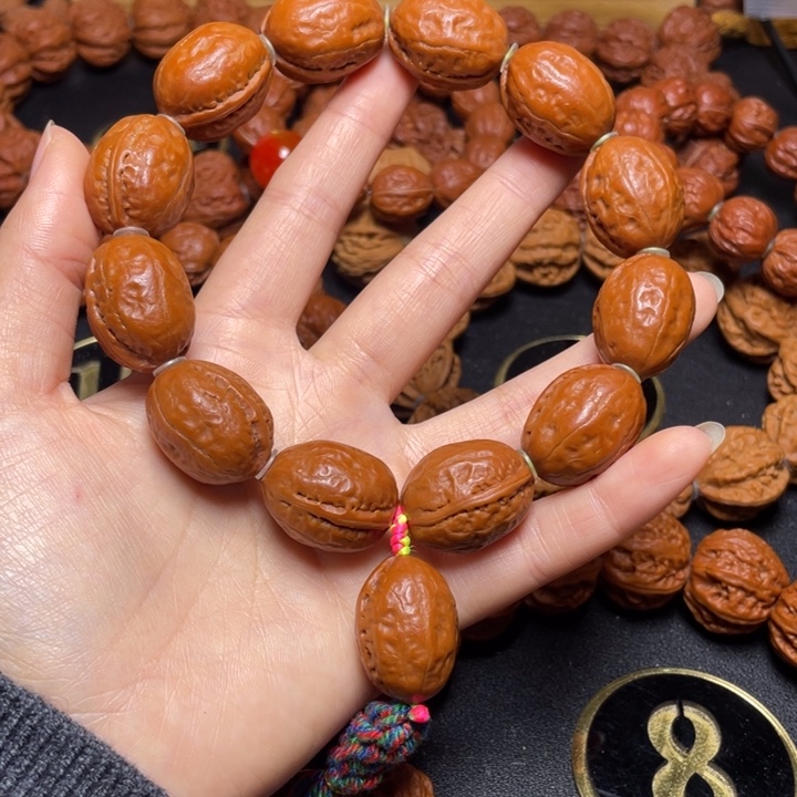 把件文玩核桃大枣手串