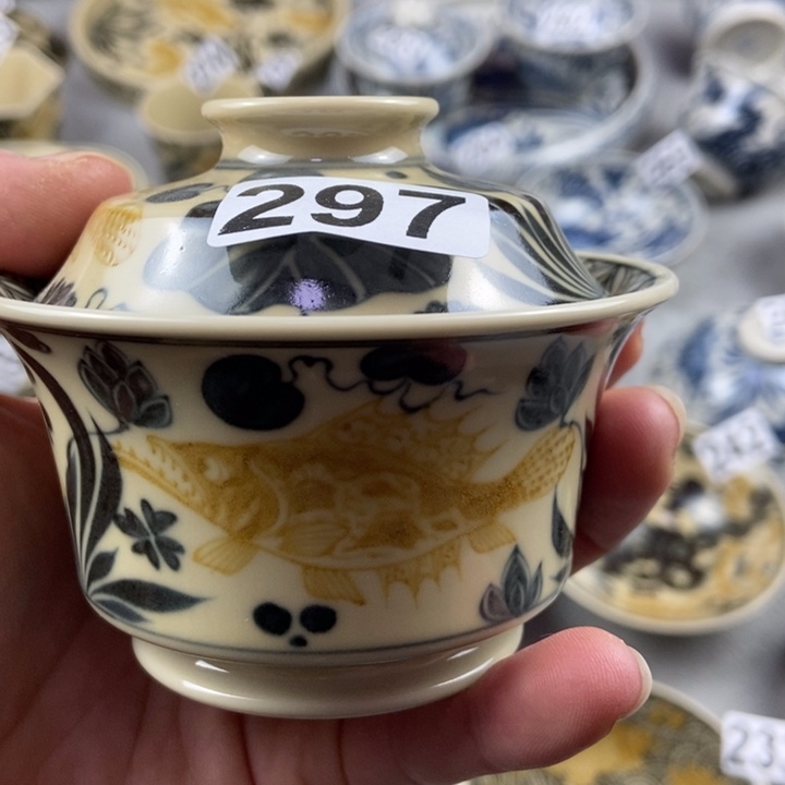 雨***川瓷片手工手绘手工制作