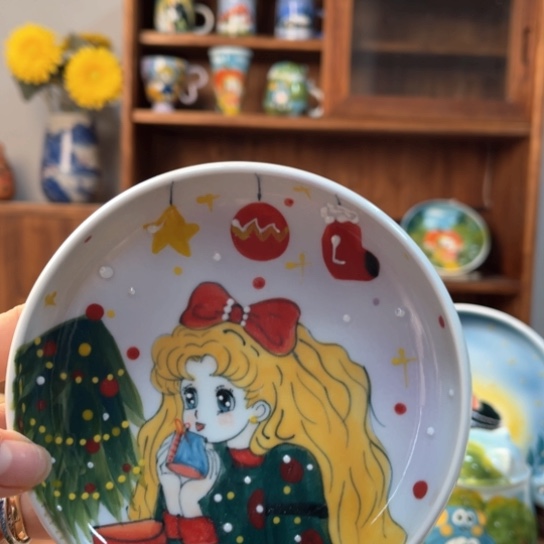 炉景德镇釉下手绘陶瓷 