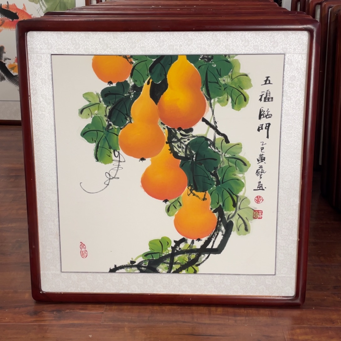 国画带框尺寸63*63厘米