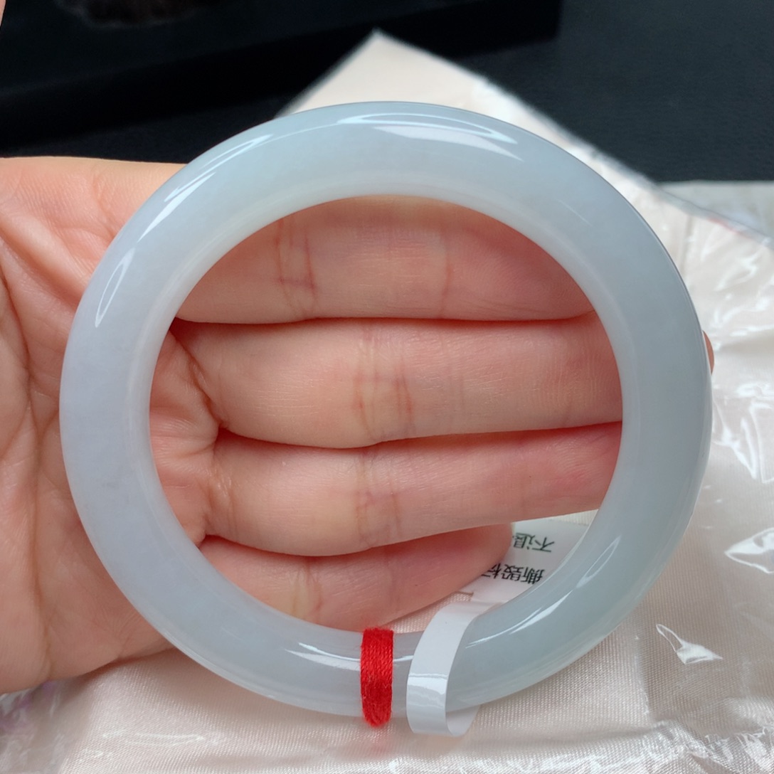 翡翠手镯未镶嵌55-56 圆条