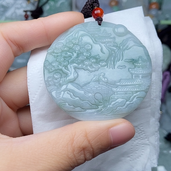 翡翠未镶嵌颈饰翡翠