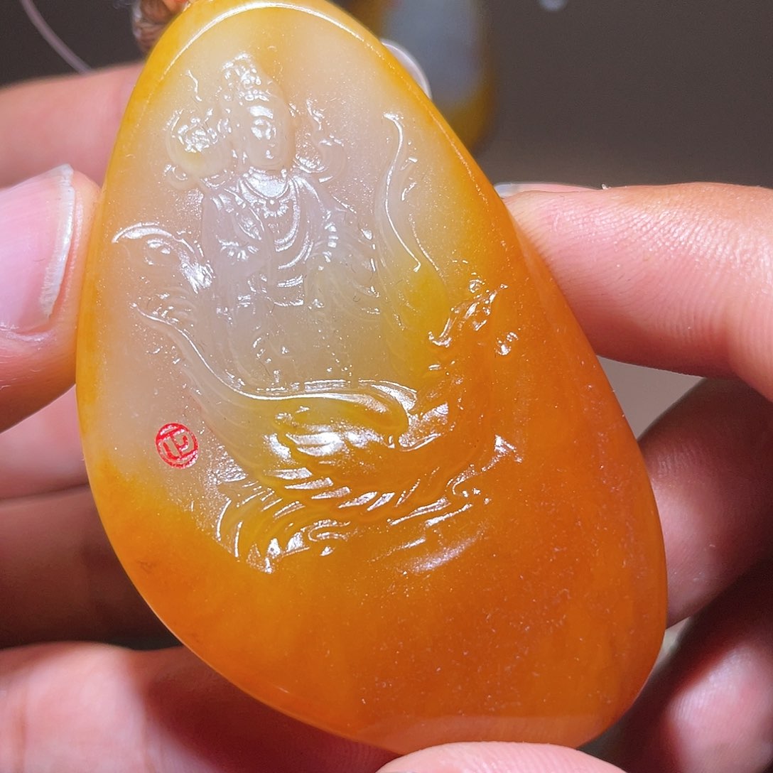 和田玉未镶嵌颈饰D2