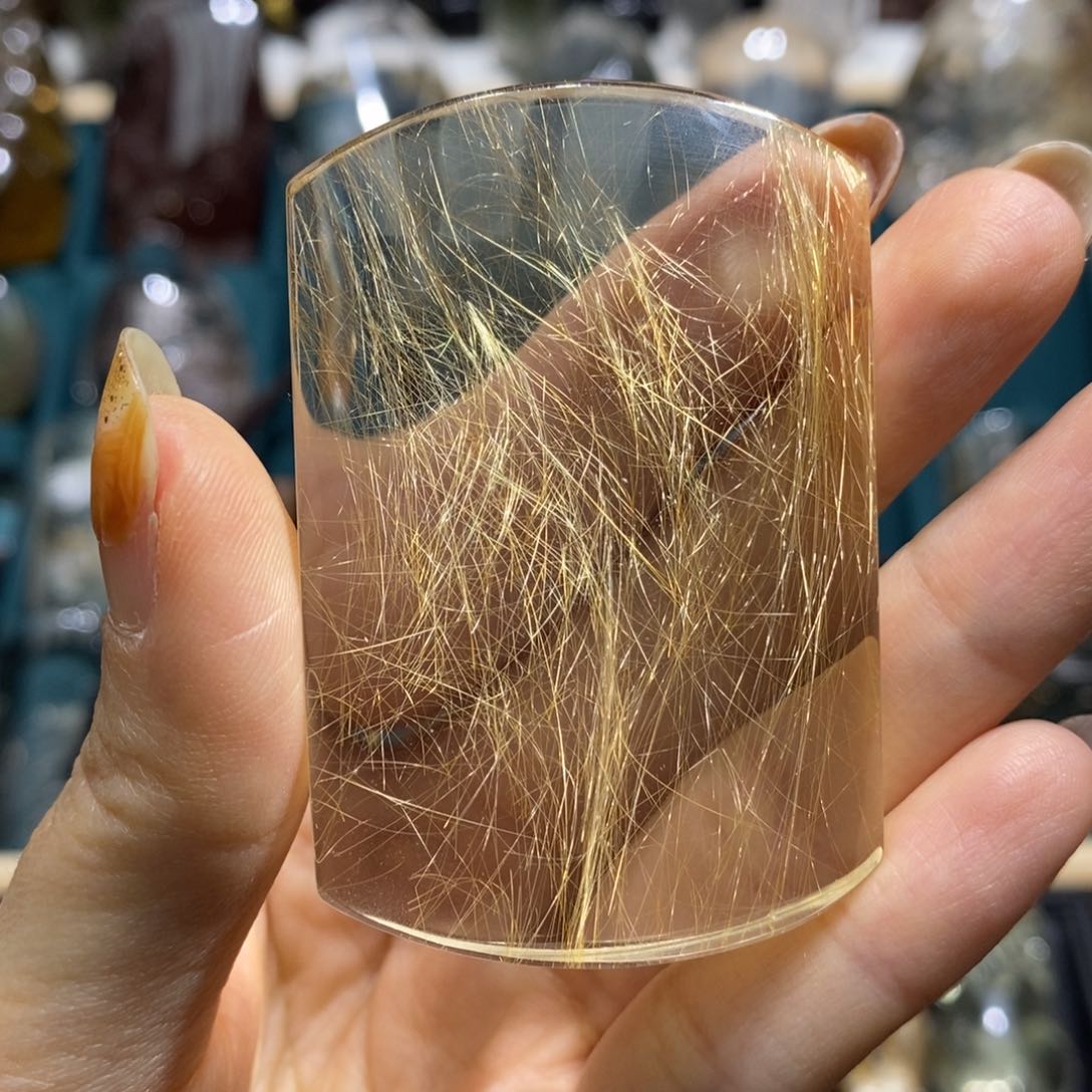 水晶颈饰未镶嵌沫*发晶