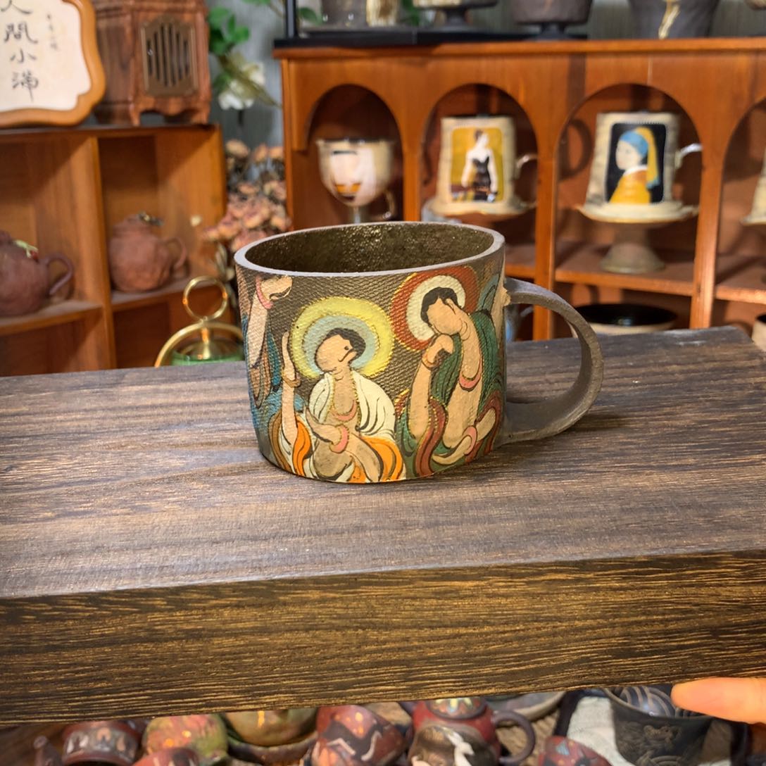 陶瓷手心里的敦煌·咖啡杯