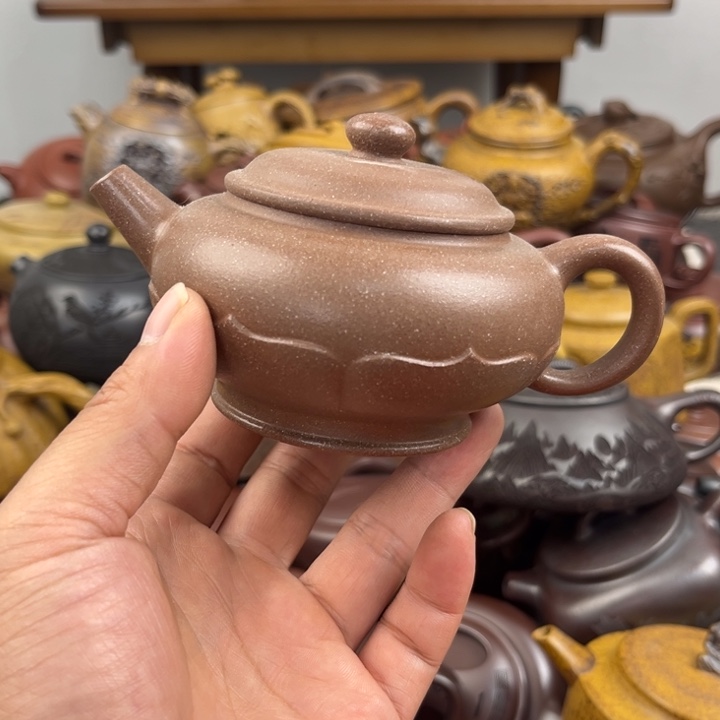 茶壶紫砂盖子开片