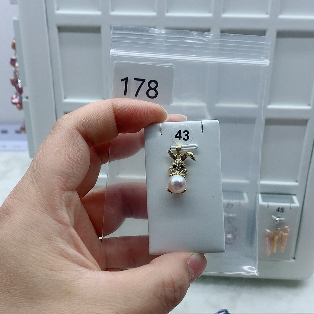 吊坠(不含链)合金淡水珍珠