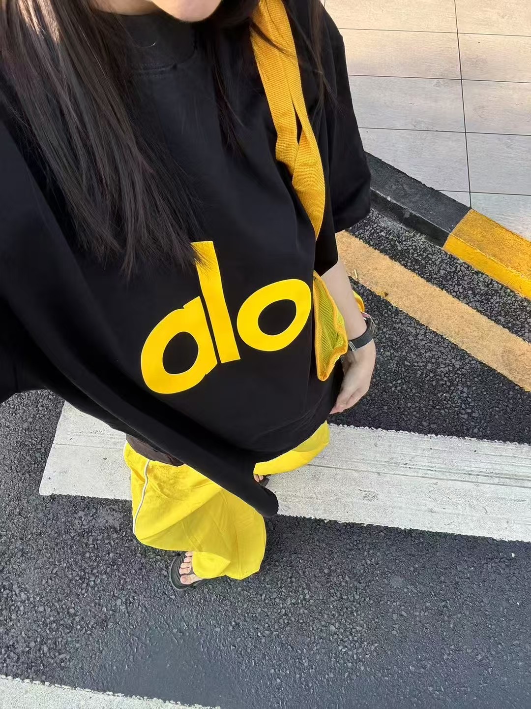 25ss 双色发泡重工破坏磨边宽松T恤 7717