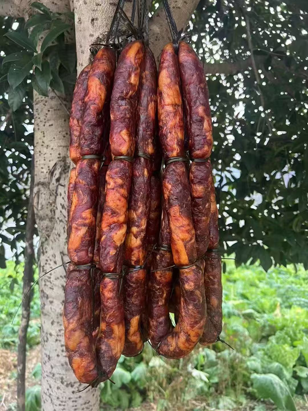 （纯肉香肠）正宗烟熏腊香肠 ，纯手工灌制，麻辣香肠