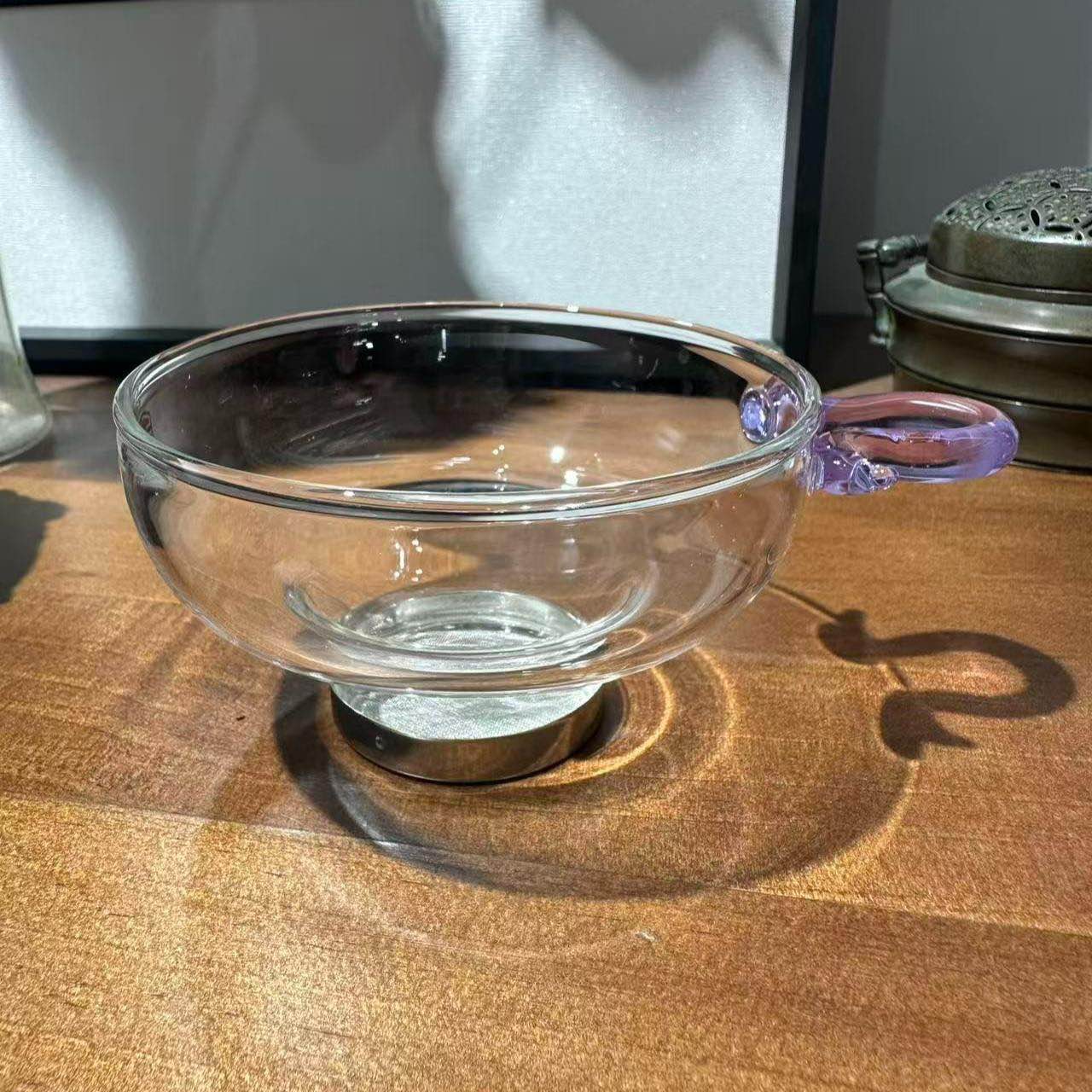 清和茶漏网玻璃茶漏功夫茶具配件泡茶茶叶过滤网器茶滤器滤茶器