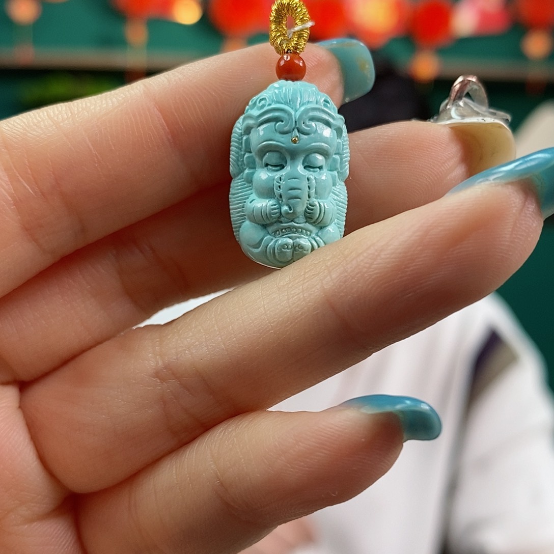 绿松石珠宝奇石未镶嵌