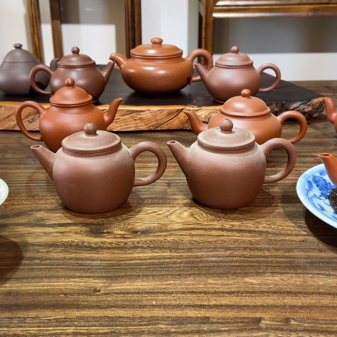 又***了茶壶紫砂紫泥巨轮壶茶壶