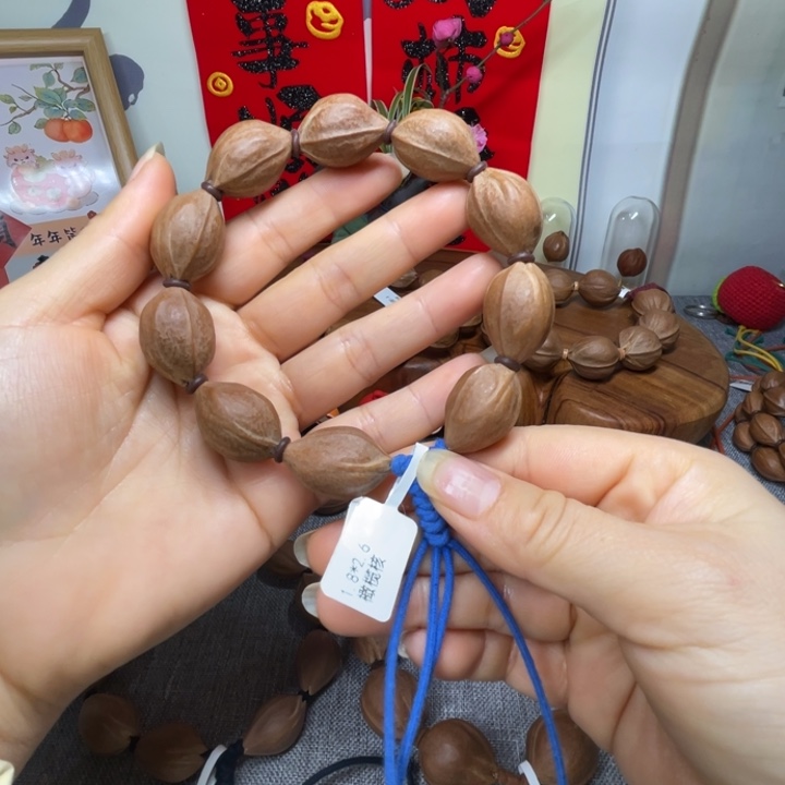 橄榄核手串/手链梅林铁核18.26