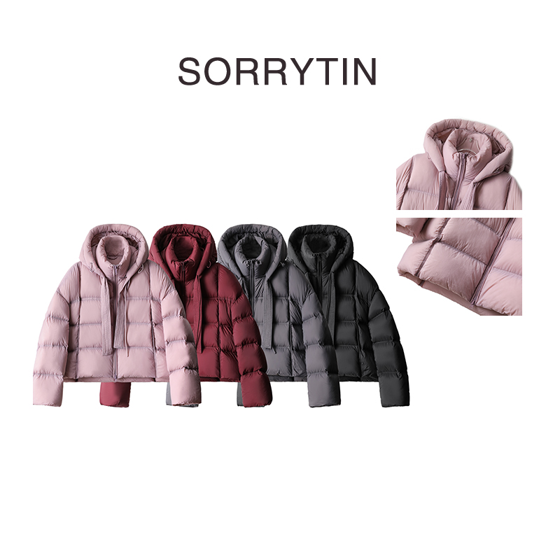 《热气球》SORRYTIN 好穿好温暖漂亮 白鸭绒95绒子含量泡芙羽绒服
