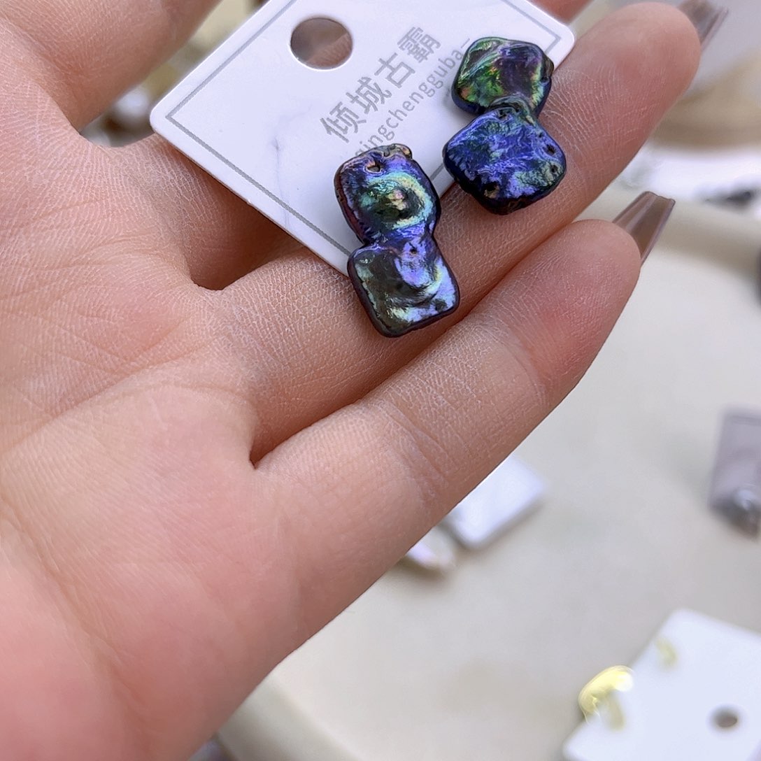 银S925镶嵌淡水珍珠项链定制624