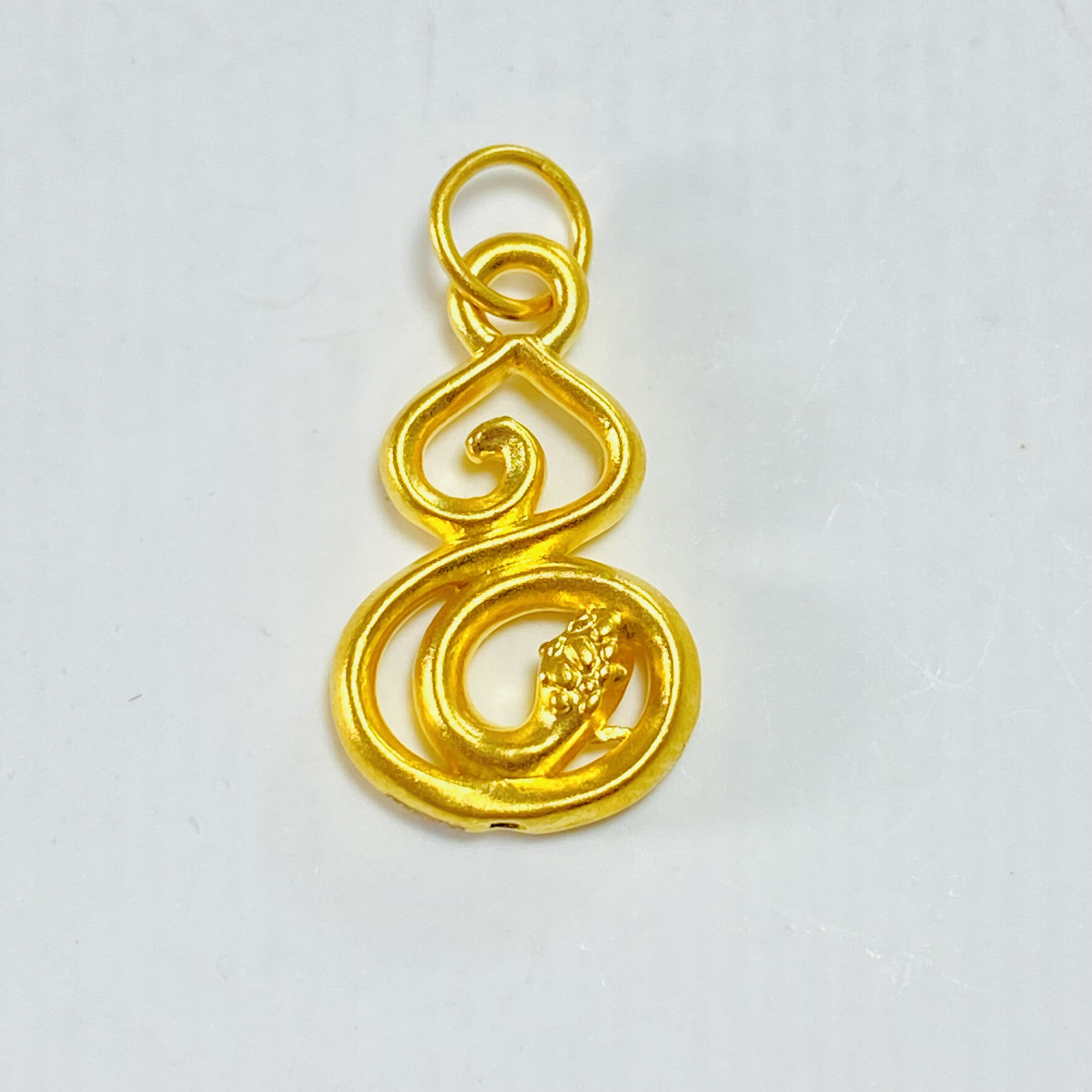 足金999 黄金蛇形葫芦 0.3