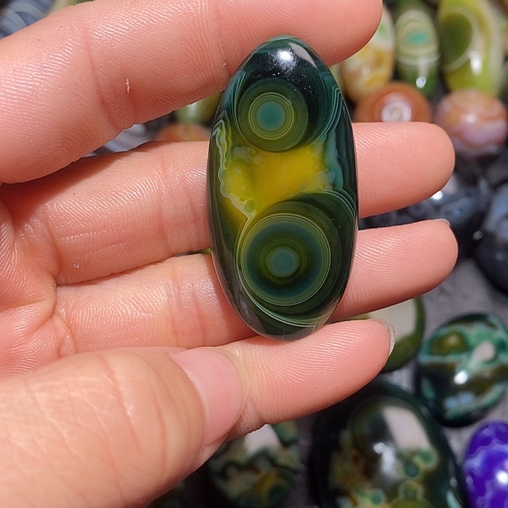 玛瑙/玉髓合金颈饰