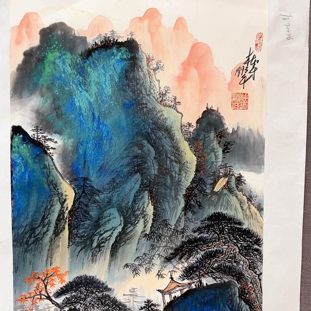 国画画家作品精品作品入选原作