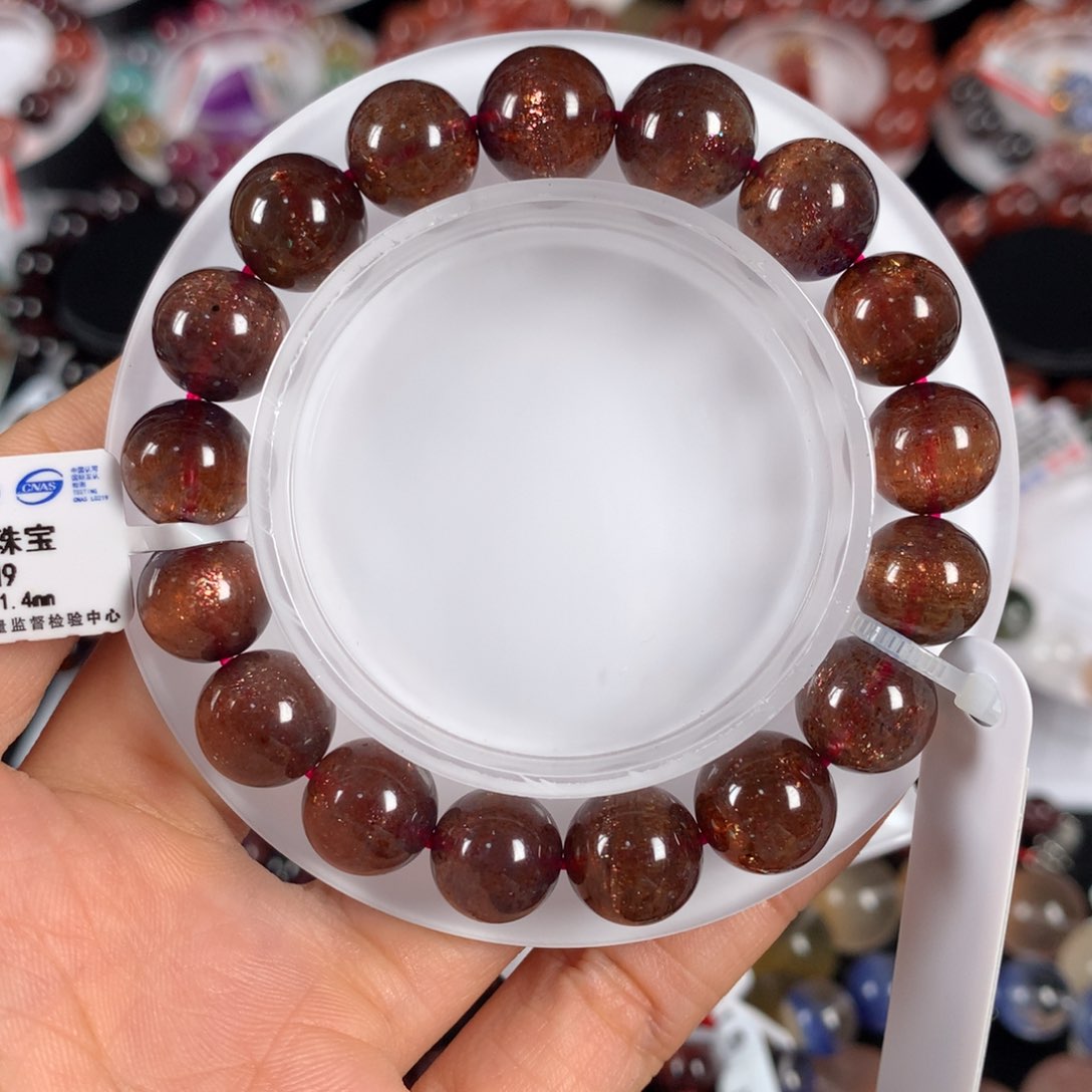 未镶嵌堇青石手链血滴堇青石11.4