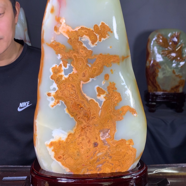 石材天然原石摆件