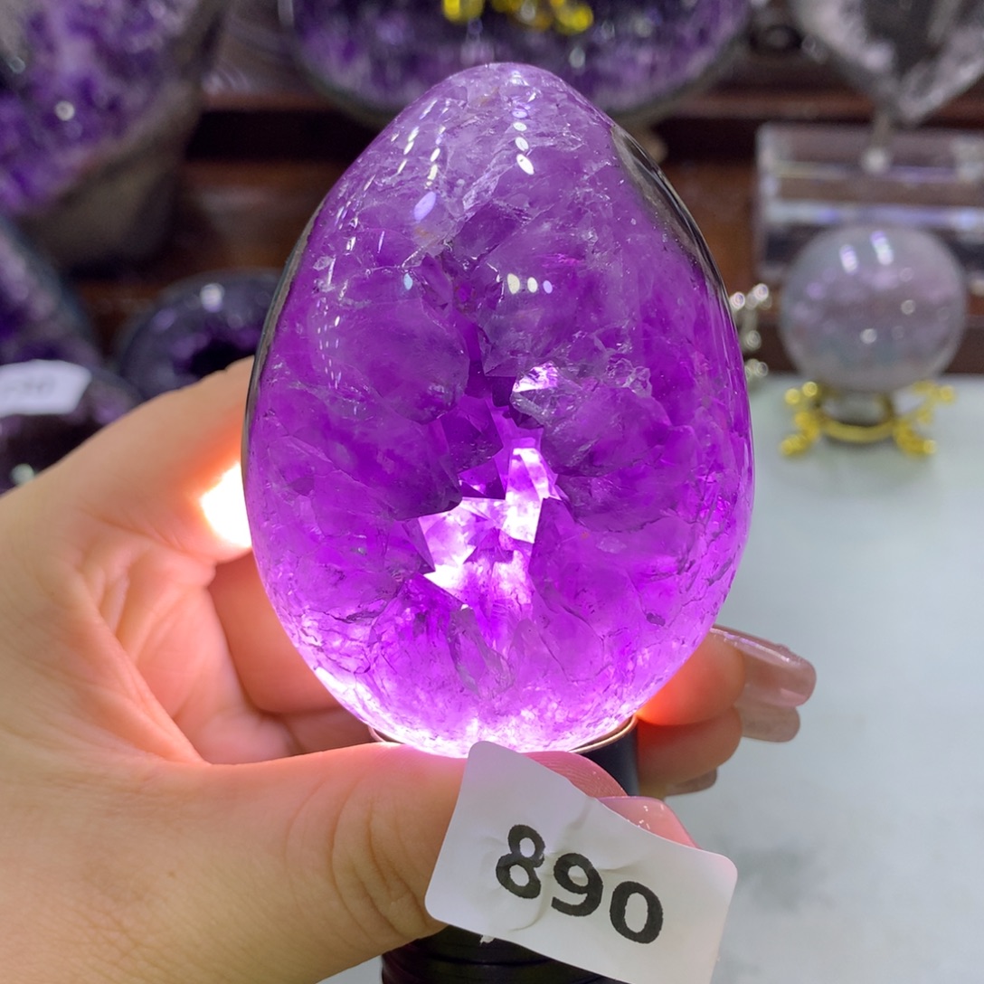 紫晶未镶嵌大型摆件（非配饰）