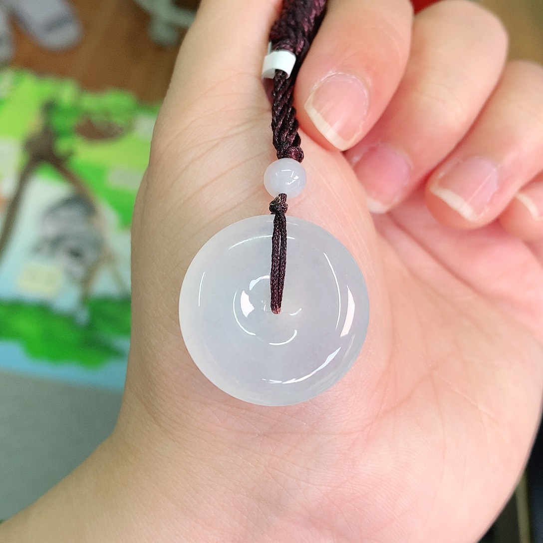 翡翠颈饰未镶嵌扣26*5.8