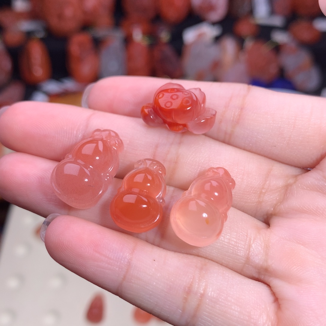 *****南红玛瑙未镶嵌珠宝半成品组合