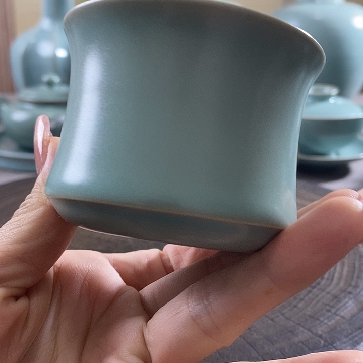 瓷片马蹄杯一一一一一一一一一微
