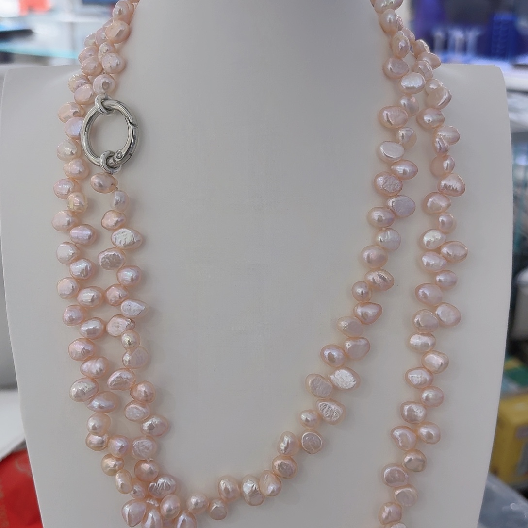 斜挎手机链淡水珍珠未镶嵌