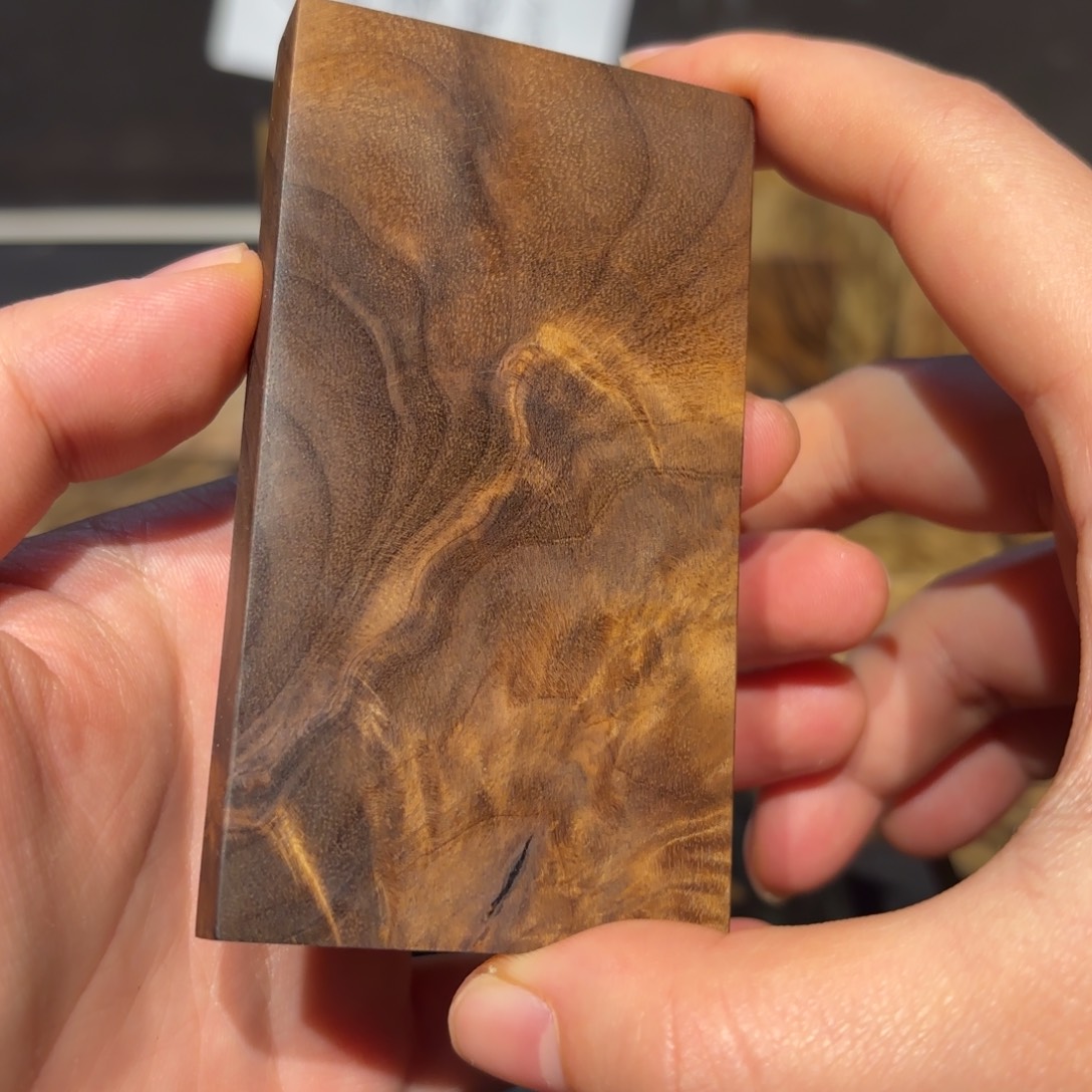 笑***穹金丝楠木无事牌材料