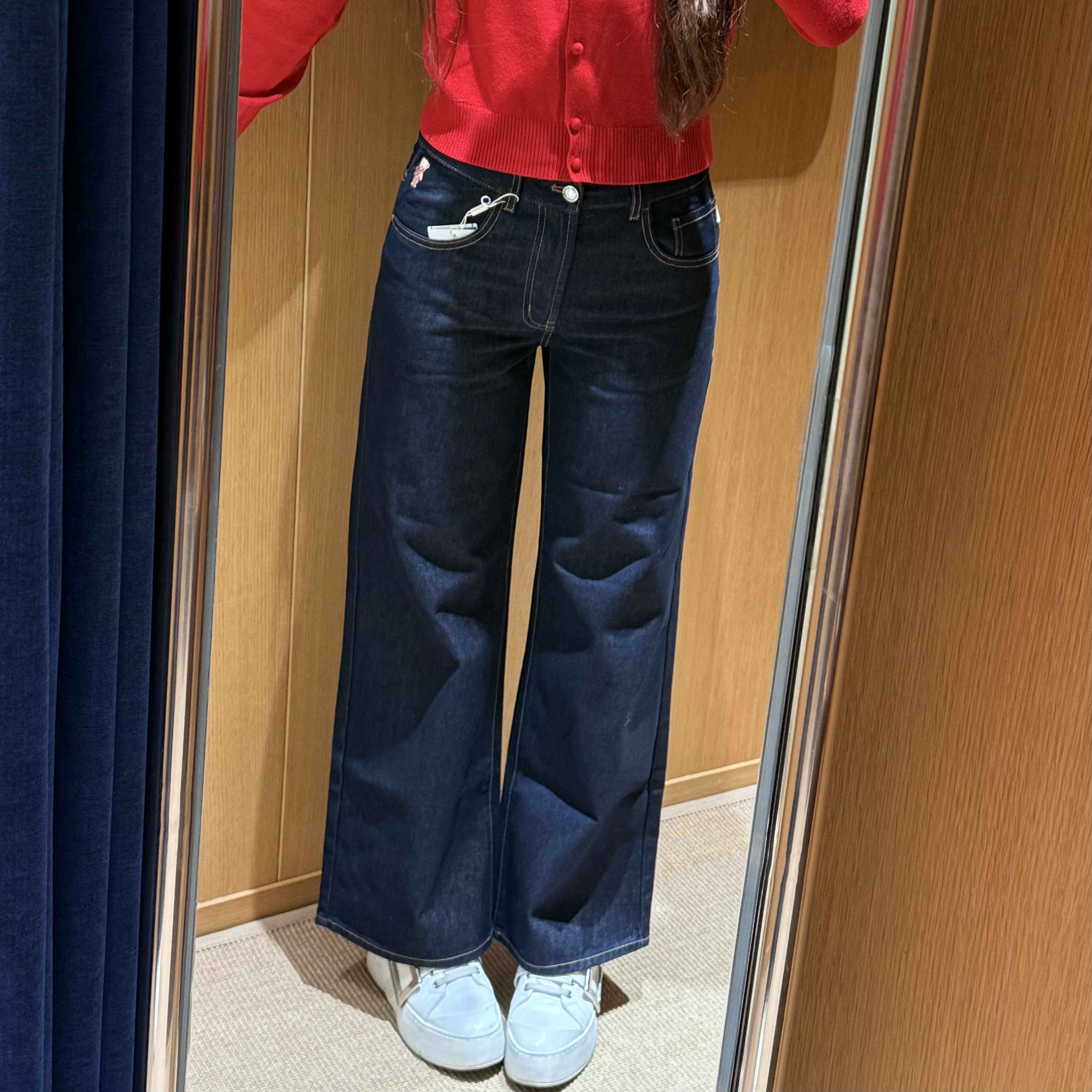 TEENIE WEENIE 2026 春款女士不易褪色牛仔裤YTTJ2611B2K