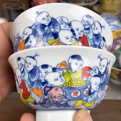 景德镇陶瓷藏式茶碗