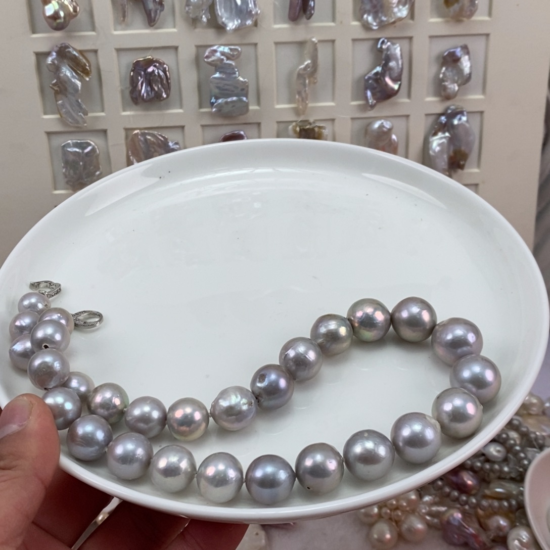 淡水珍珠颈饰未镶嵌好*