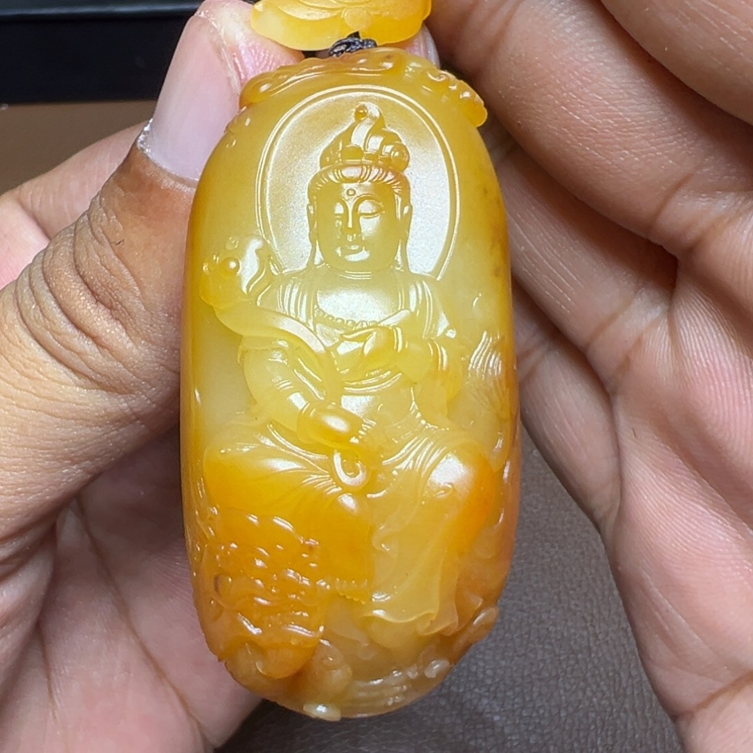 和田玉未镶嵌吊坠(不含链)