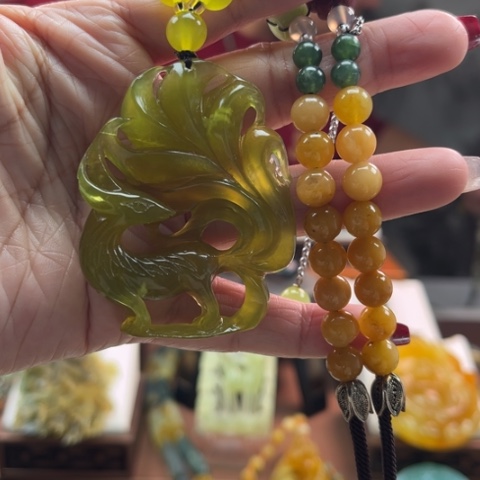 岫玉挂件未镶嵌挂件