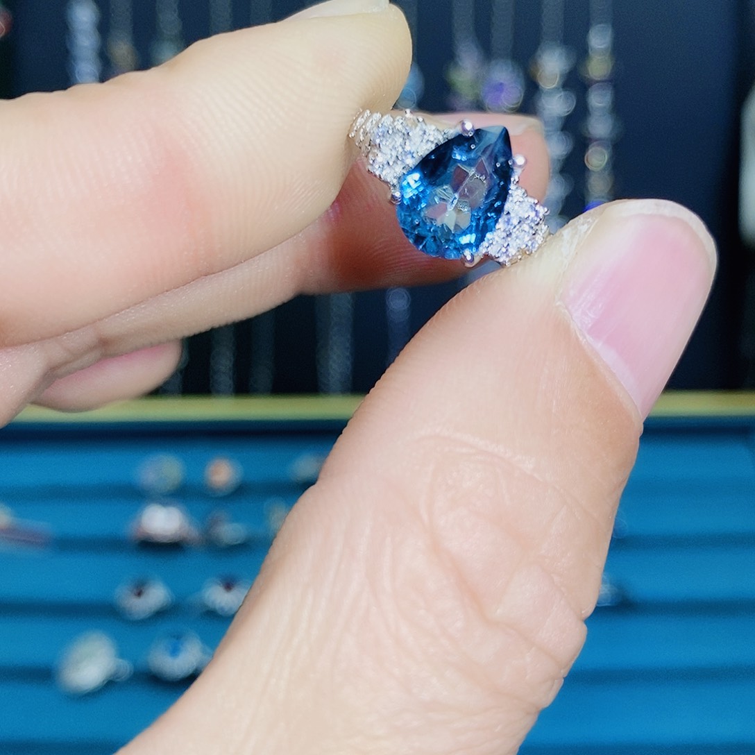 紫晶珠宝半成品银S925镶嵌