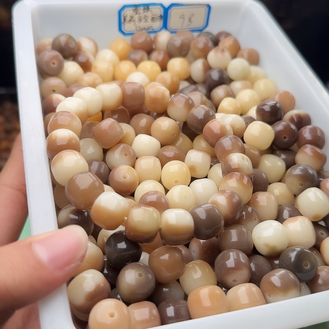 菩提根/象牙果吊坠30 颗菲料干枯玫瑰 13 汉堡